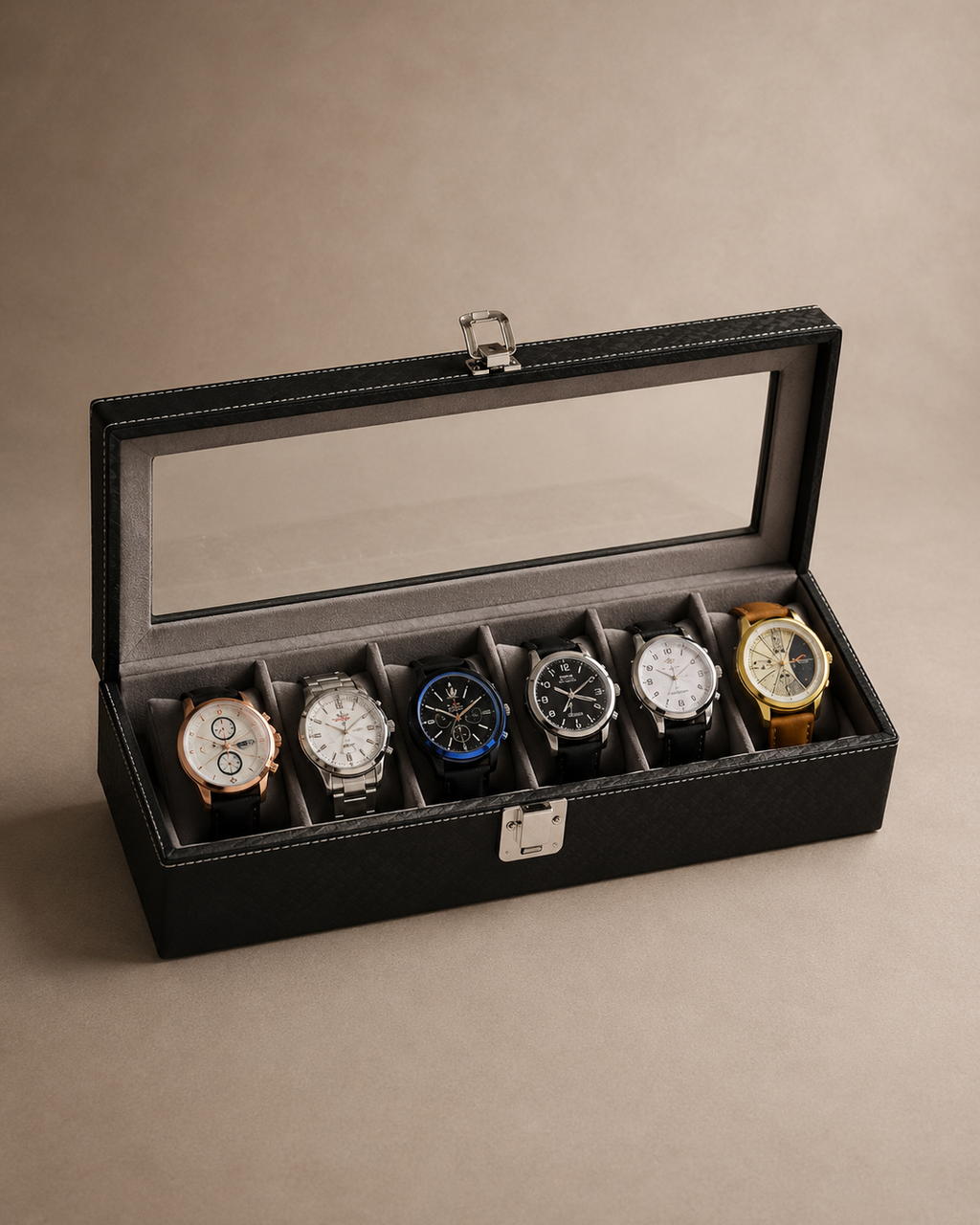 Watch Storage Box - 6 Cushions