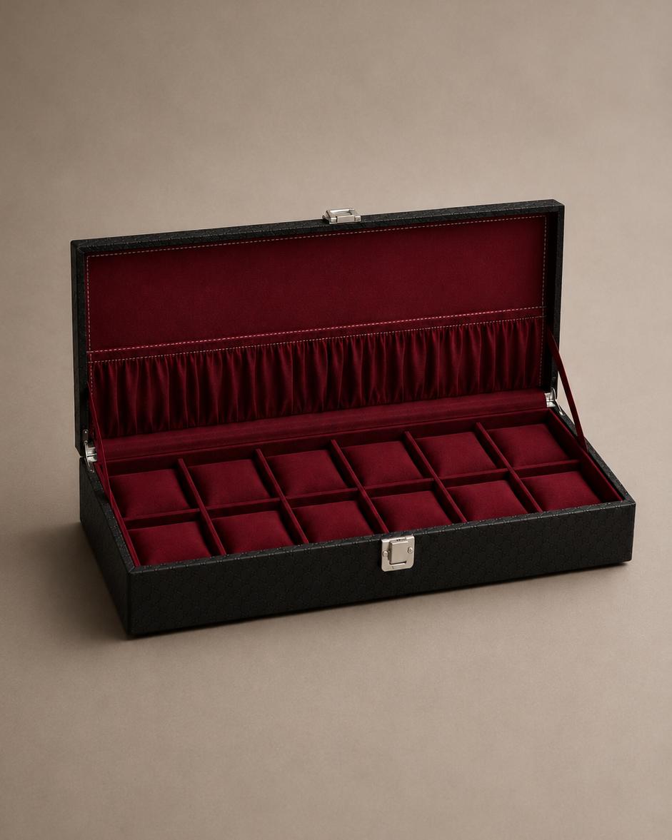 Watch Storage Box - 12 Cushions